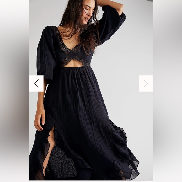 FREE PEOPLE NWT SIZE: XS Sold Out X’s and O’s Midi - Picture 3 of 8